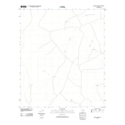 2010 Map of Baylor Draw, 2010 Print