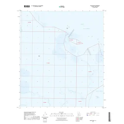 2018 Map of Bayou Blanc, 2018 Print