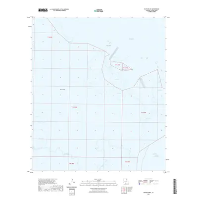 2020 Map of Bayou Blanc, 2020 Print