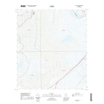 2020 Map of Bayou Boeuf, 2020 Print