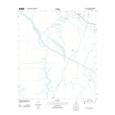 2012 Map of Bayou Cocodrie, 2012 Print
