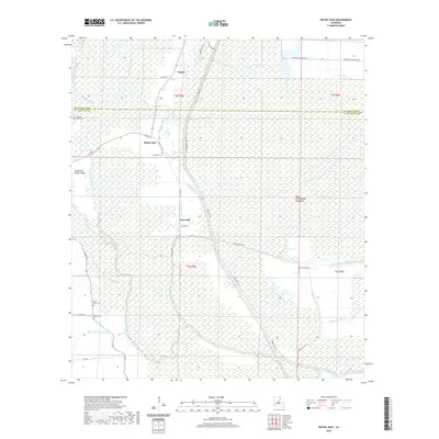 2020 Map of Bayou Jack, 2020 Print