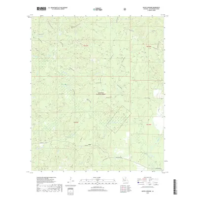2018 Map of Bayou Livrogne, 2018 Print