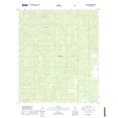 2020 Map of Bayou Livrogne, 2020 Print