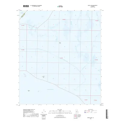 2018 Map of Bayou Lucien, 2018 Print