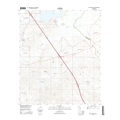 2015 Map of Bayou Pierre Lake, 2015 Print