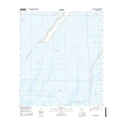 2015 Map of Bayou Sauveur, 2015 Print