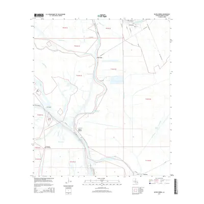 2015 Map of Bayou Sorrel, 2015 Print