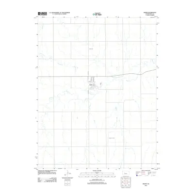 2012 Map of Bazine, 2012 Print