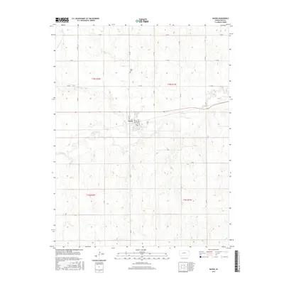 2015 Map of Bazine, 2015 Print