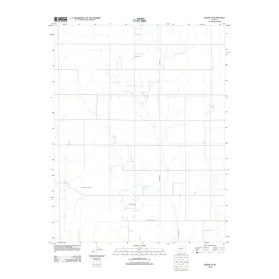 2012 Map of Bazine SE, 2012 Print