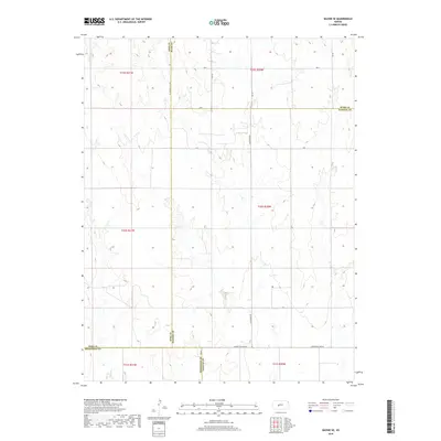 2018 Map of Bazine SE, 2018 Print