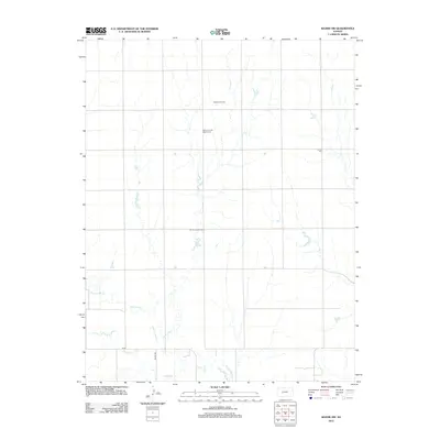 2012 Map of Bazine SW, 2012 Print