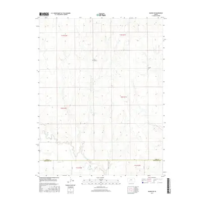 2015 Map of Bazine SW, 2015 Print