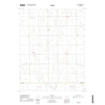 2018 Map of Bazine SW, 2018 Print