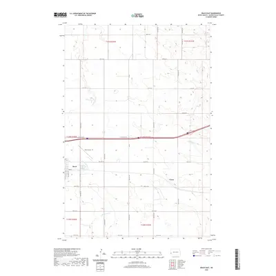 2020 Map of Beach East, 2020 Print