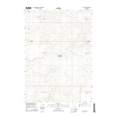 2015 Map of Beach Lake, 2015 Print