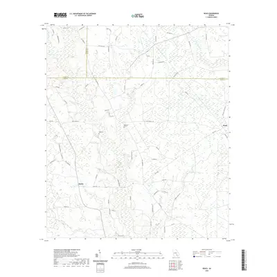 2020 Map of Beach, 2020 Print