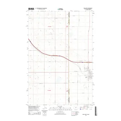2014 Map of Beach West, 2014 Print