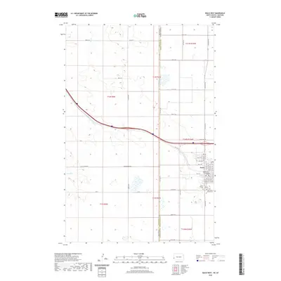 2020 Map of Beach West, 2020 Print