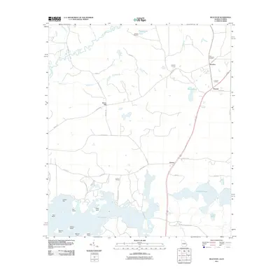 2011 Map of Beachton, 2011 Print