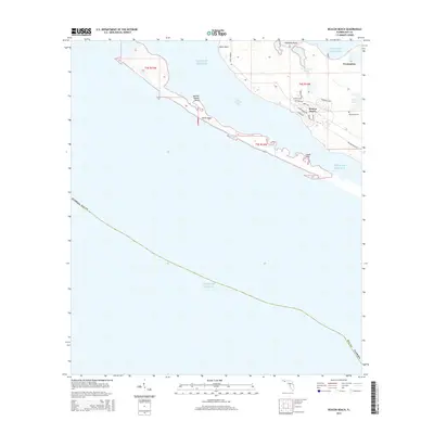 2015 Map of Beacon Beach, 2015 Print