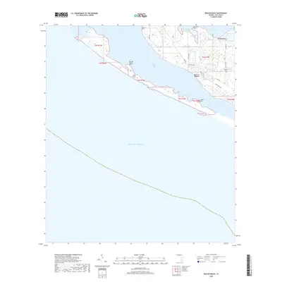 2018 Map of Beacon Beach, 2018 Print