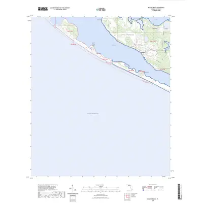 2024 Map of Beacon Beach, 2024 Print