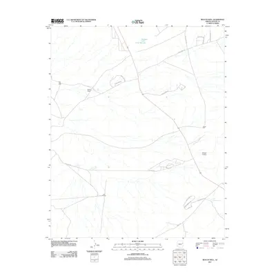 2011 Map of Beacon Well, 2011 Print