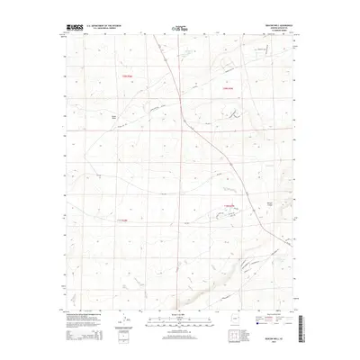 2014 Map of Beacon Well, 2014 Print