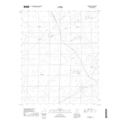 2018 Map of Beacon Well, 2018 Print