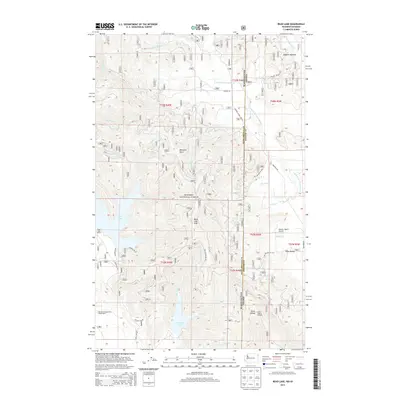 2014 Map of Bead Lake, 2014 Print