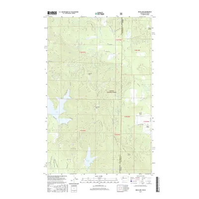 2017 Map of Bead Lake, 2017 Print