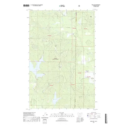2020 Map of Bead Lake, 2020 Print