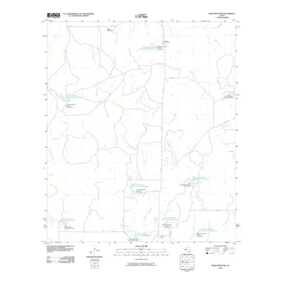 2010 Map of Bead Mountain, 2010 Print