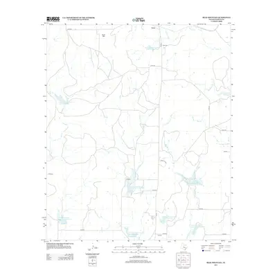 2013 Map of Bead Mountain, 2013 Print