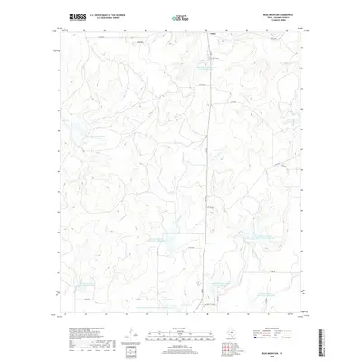 2019 Map of Bead Mountain, 2019 Print