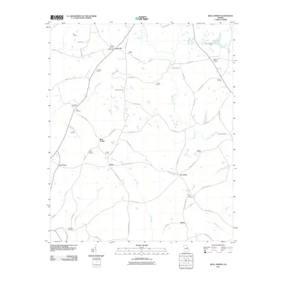 2011 Map of Beall Springs, 2011 Print
