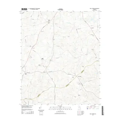 2014 Map of Beall Springs, 2014 Print