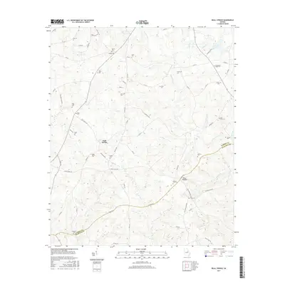2017 Map of Beall Springs, 2017 Print