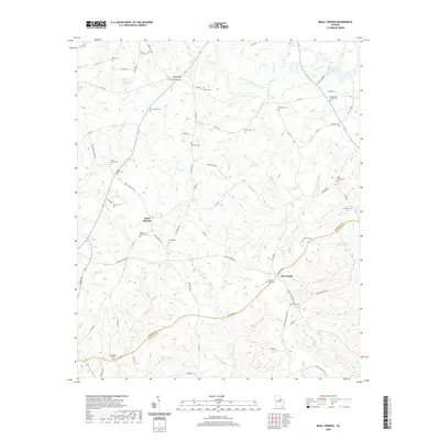 2020 Map of Beall Springs, 2020 Print