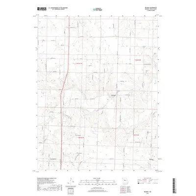 2017 Map of Beaman, 2017 Print