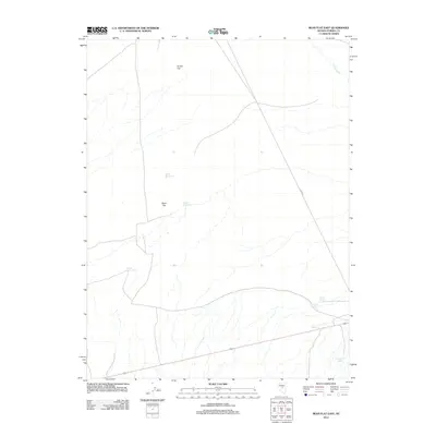 2012 Map of Bean Flat East, 2012 Print
