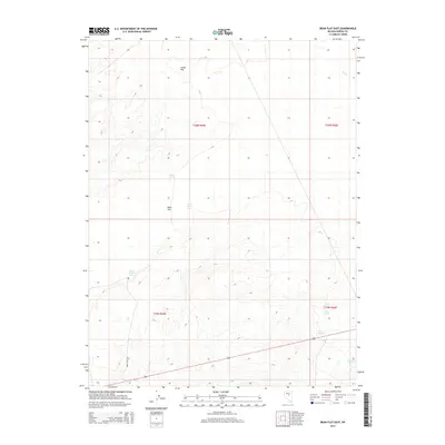 2014 Map of Bean Flat East, 2014 Print