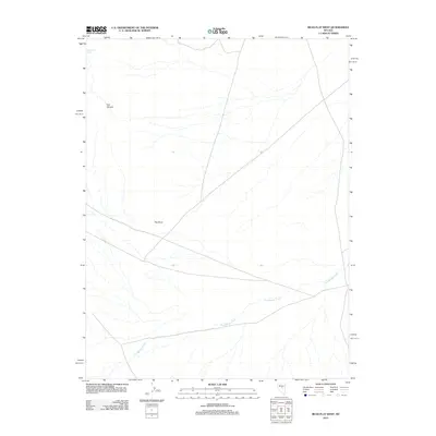 2012 Map of Bean Flat West, 2012 Print