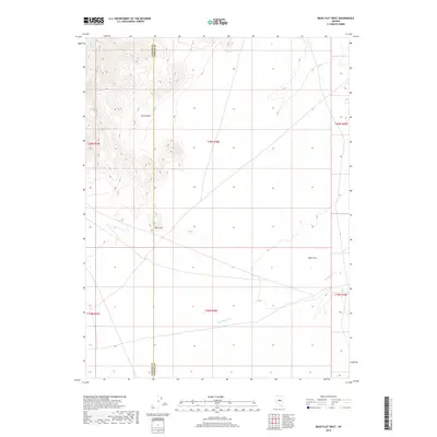 2018 Map of Bean Flat West, 2018 Print