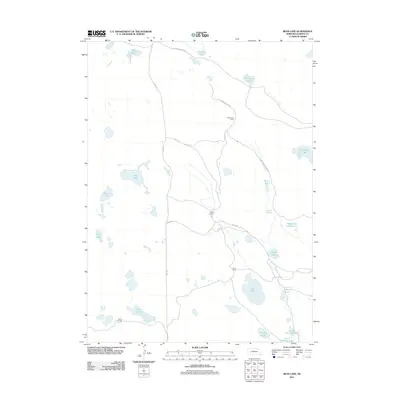 2011 Map of Bean Lake, 2011 Print