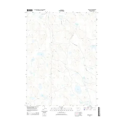 2014 Map of Bean Lake, 2014 Print