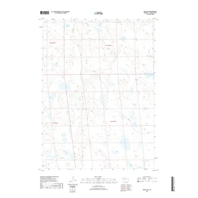 2017 Map of Bean Lake, 2017 Print
