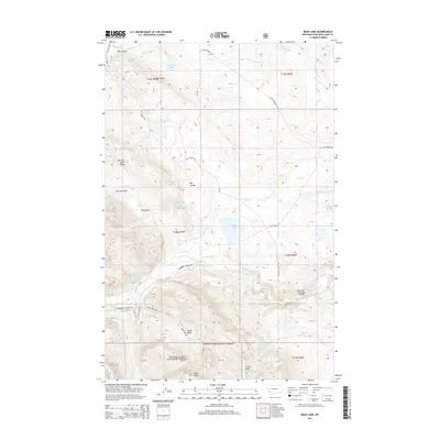 2014 Map of Bean Lake, 2014 Print
